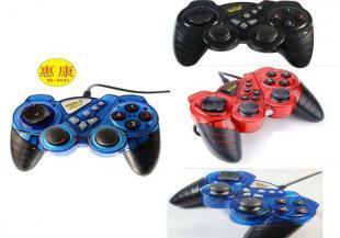 双振动游戏手柄 电脑USB接口 惠康860S_数码、电脑_世界工厂网中国产品信息库 游戏产品